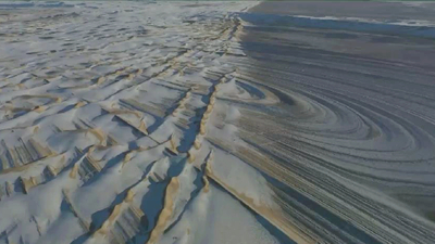 巨型&ldquo;土星環&rdquo;地貌現身柴達木盆地